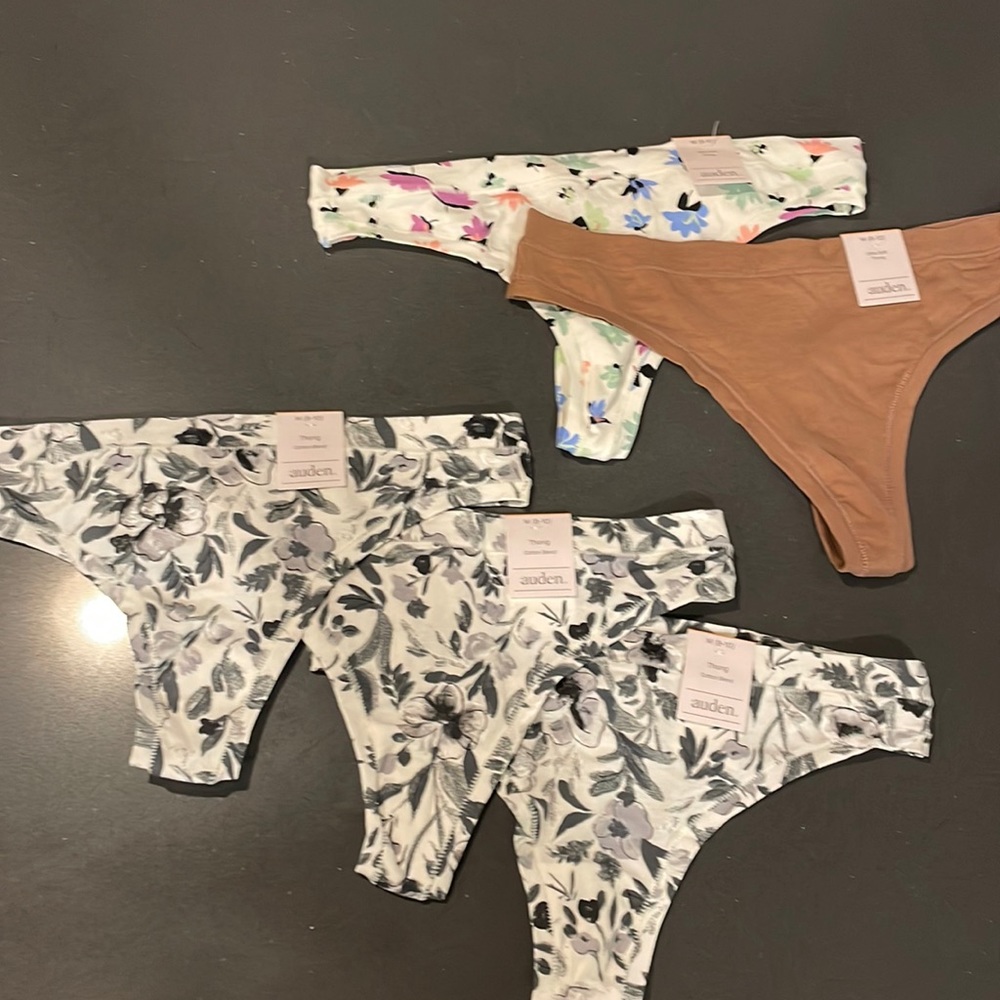 NWT Auden Cotton Blend Thongs